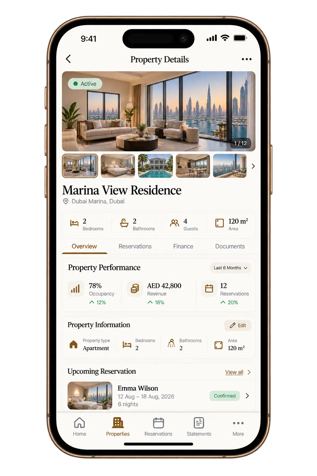 Owner app screen 1