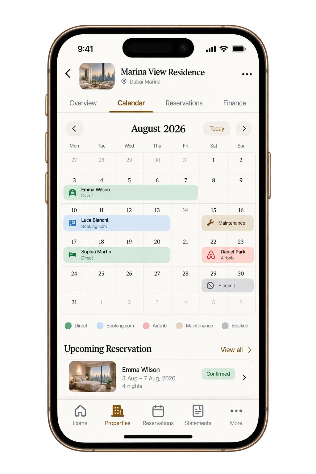 Owner app screen 2